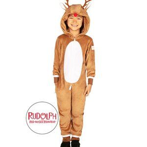Tipsy Elves Boy's Rudolph Jumpsuit Size XL (12)XL (12)